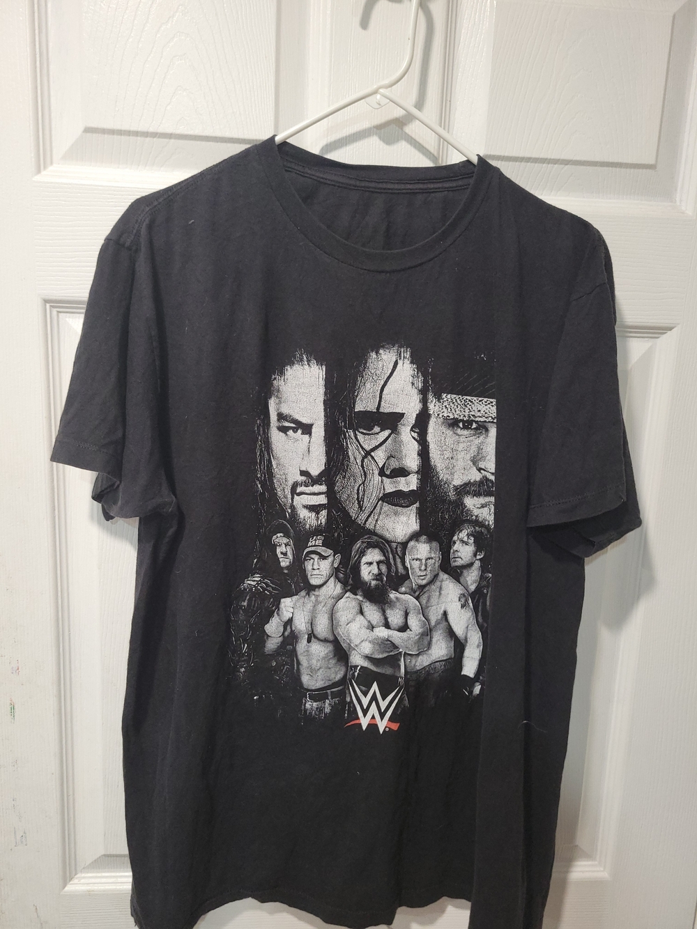 WWE Black Graphic Men's T-Shirt